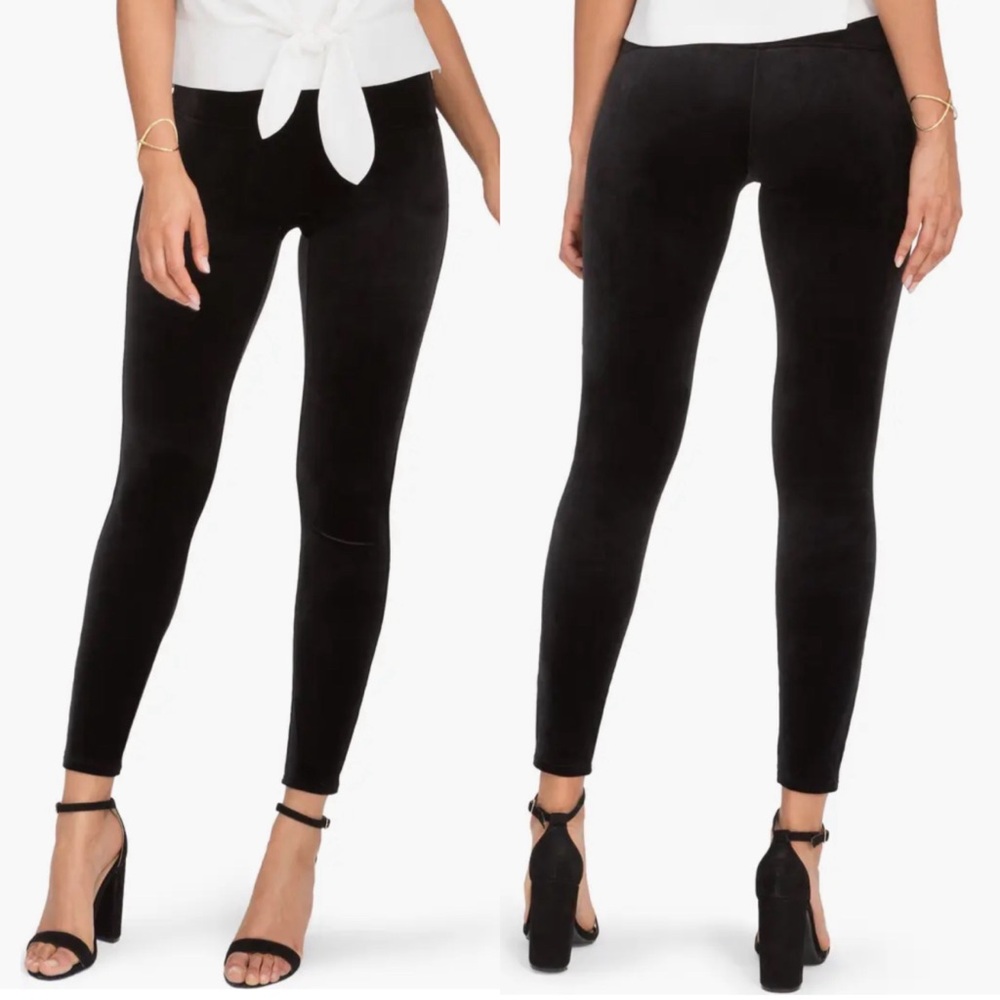 SPANX Velvet Leggings Black Size Large